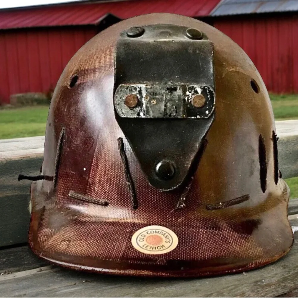Vintage Coal Miners Helmet Anthracite Lehigh PA